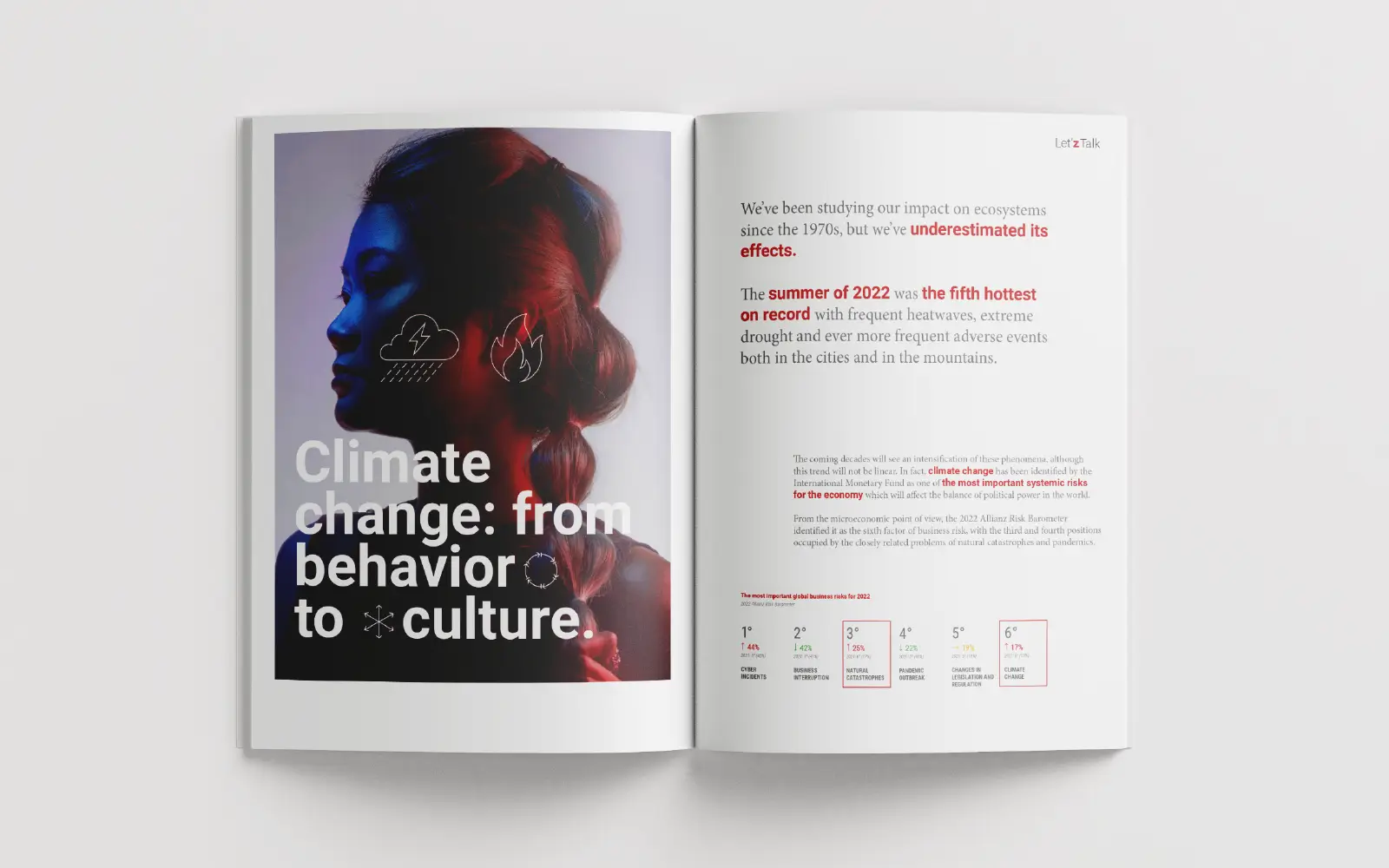 Let'z Talk magazine on sustainability