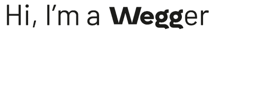 WEGG branding