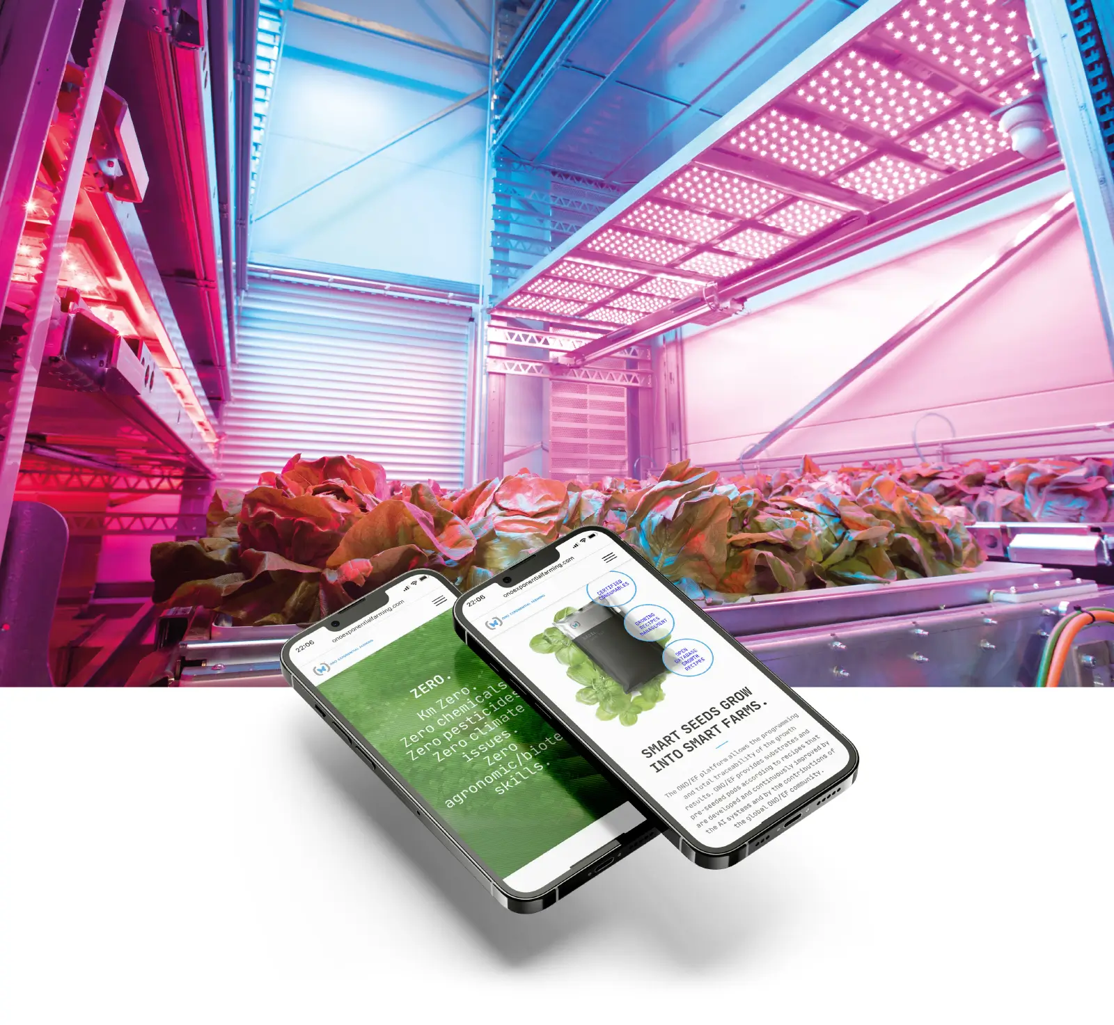 ONO Exponential Farming website