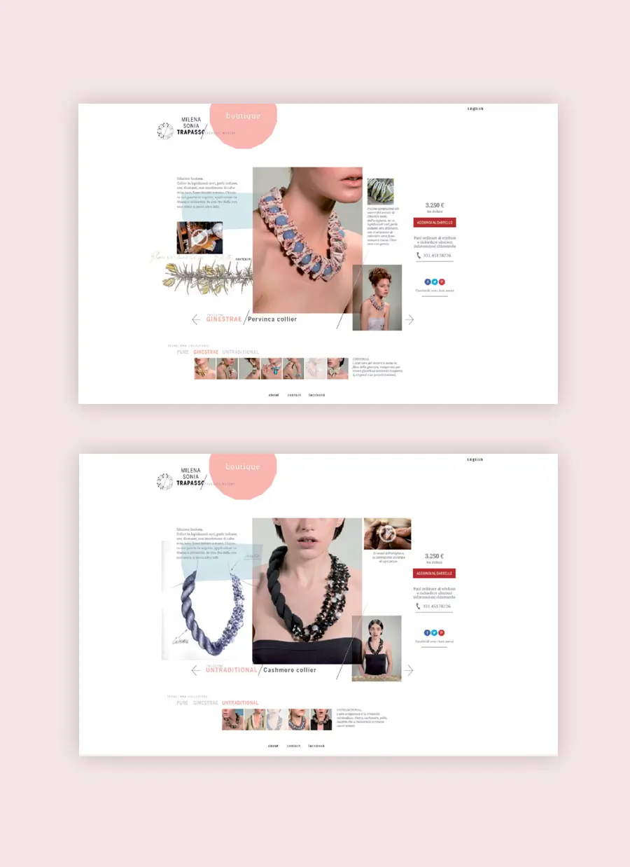 luxury jewelry website design